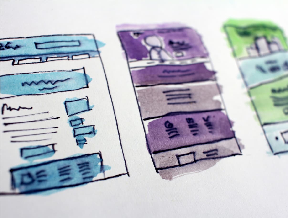 webpage sketch